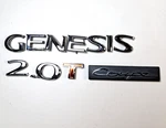 2008-2016 Hyundai Genesis Coupe 2.0T Rear Emblem Badges Trunk Oem. Fixed Price $39.99.