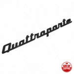 For Maserati Quattroporte Black Trunk Lid Nameplate Logo Emblem Badges Sport. Fixed Price $49.99.