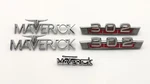 Maverick Emblems Kit 302 Genuines Parts Set Ford Classic Falcon. Fixed Price $499.00.