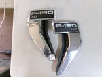 2021-25 Ford F150 Xlt Rh/lh Chrome Fender Emblems ML34-16B115-AC/16B114-AC. Fixed Price $63.95.
