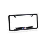 Bmw Oem Logo Black Stainless Steel License Plate Frame Single 82120010404. Fixed Price $41.95.