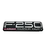 1999 2004 F-250 F250 Lariat Super Duty Oem Emblem Badge Fender Tailgate Lh Rh. Fixed Price $59.00.