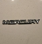 1987-1991 "mercury" Sable Plastic Chrome Trunk Emblem E74B-5442550-BA. Fixed Price $10.99.