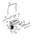 Genuine Mopar Speaker Grille Emblem 68491671AG. Fixed Price $30.10.