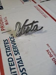 1969 Oldsmobile Cutlass Vista Cruiser Emblem Nos. Fixed Price $45.00.