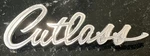 Vintage Original Oem 1969 Oldsmobile Cutlass Chrome Script Emblem Pt# 8727372. Fixed Price $19.99.