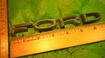 AJ86 Ford Trunk Lid Letter Emblems 1964 #C4AB6240282A-D Galaxie 500. Fixed Price $19.99.