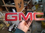 1995-2005 ? Gmc Safari Front Grill Badge Emblem Letters 25112742. Fixed Price $21.00.