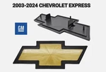 Chevy Express Front Grille Bowtie Emblem Gold Black 2003-2024 25727580 New. Fixed Price $48.99.