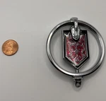 Oem 1976-1977 Chevrolet Monte Carlo Header Panel Hood Ornament Emblem. Fixed Price $35.00.