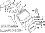 Genuine Mercedes-benz Hatch Emblem 192-817-51-00. Fixed Price $90.00.