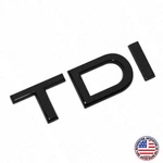 Audi Gloss Black Tdi Rear Letter Tail Nameplate Trunk Emblem Badge Quattro. Fixed Price $19.99.