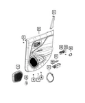 Genuine Mopar Speaker Grille Emblem 6DR54U8LAA. Fixed Price $80.83.