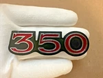 Nos Original 1968-1969 Pontiac Firebird "350" Front Hood Emblem 492434 Free Sh. Fixed Price $69.99.
