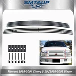 Billet For 1998-2004 Chevy S10 /1998-2005 Blazer Grille Insert Chrome 2PCS. Fixed Price $53.69.