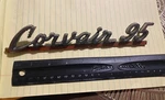 Vintage 1960S Chevy Chevrolet Corvair 95 Thick Emblem Right Door 3784666 Rh. Fixed Price $50.00.