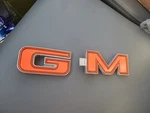 Vintage 1975-80 Gmc Truck Brushed Aluminum Tailgate Metal Emblem Oem 14016629. Fixed Price $20.00.