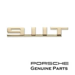 Porsche Gold "911T" Emblem 69-71 Genuine 90155931151. Fixed Price $135.00.