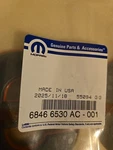 Genuine Mopar Nameplate 68466530AC. Fixed Price $85.00.