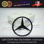 C205 Coupe Mercedes Gloss Black Star Emblem Rear Trunk Lid Logo Badge Amg C300. Fixed Price $29.99.