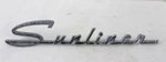 Vintage Ford Sunliner Fender Emblem Script Badge BN-16098-G 25573 Chrome Part. Fixed Price $29.99.