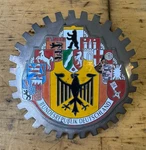 Mercedes Vintage Classic Grille Emblem Badge Bundesrepublik Deutschland Germany. Fixed Price $139.00.
