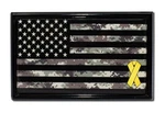 Elektroplate Support Our Troops Black Flag Trp-camo-blk 3.8" X 2.5" 0.2". Fixed Price $10.00.
