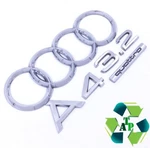 06-09 Audi A4 3.2 Quattro Trunk Lid Emblem Nameplate Sedan Oem Badge 07 08 Rear. Fixed Price $39.00.