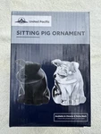United Pacific 72046 Hood Ornament Chrome Die Cast Sitting Pig Design. New. Fixed Price $98.00.