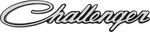 1972-74 Dodge Challenger; "challenger" Grill Emblem; Mopar Licensed; Oer. Fixed Price $54.99.