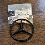 For W166 Suv Mercedes Gloss Black Star Emblem Rear Trunk Lid Badge Amg GLE350. Fixed Price $26.99.