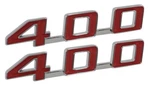 New Trim Parts 400 Hood Emblem Pair / For 1967-69 Pontiac Firebird 8500. Fixed Price $83.99.