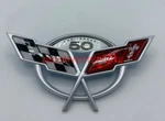 2003 Corvette 50TH Anniversary Front Emblem New Repro Replaces Gm 19207387. Fixed Price $45.00.