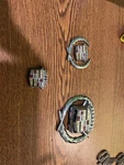 1980-1996 Cadillac Trunk Lock And Side Emblems Oem 10205103 10205225 5PC. Fixed Price $80.00.