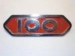 1957 - 68 Dodge Truck 100 Embem Oem 1781382 58 59 60 61 62 63 64 65 66 67. Fixed Price $80.01.