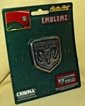 Dodge Ram Chroma Auto Art Emblemz New Item 9103 Logo Adhesive.. Fixed Price $13.99.