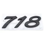Porsche "718" Boxster Cayman Rear Emblem Black Genuine 982853675B. Fixed Price $169.95.