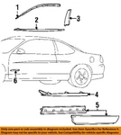 Gm Oem 97-03 Grand Prix Front Door Exterior Trim-nameplate 10303914. Fixed Price $19.93.