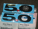 New 2011 2012 Ford Mustang 5.0 Fender Emblems. Fixed Price $49.99.