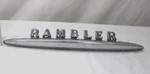 1961 1962 1963 Rambler American Trunk Lid Emblem Nameplate Oem Exterior Chrome. Fixed Price $49.00.