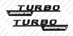 Gloss Black Emblems Badge Logo For Mercedes-benz CLA35 CLA45 Turbo Amg W176 W177. Fixed Price $129.99.