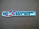 New Genuine Mopar 2014 1914 100TH Anniversary Dodge Fender Nameplate Badge. Fixed Price $49.95.