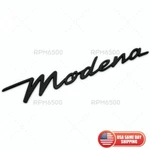 For Maserati Modena Side Fender Marker Nameplate Emblem Badge Sport Matte Black. Fixed Price $32.50.