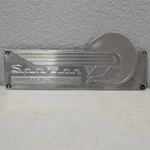 Vintage Spartan Mobile Homes Aluminum Emblem Badge SIGN12" Deco Trailer. Fixed Price $295.00.