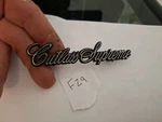 Vintage Metal Oldsmobile Cutlass Supreme Door Panel Emblem Oem Gm 1650896. Fixed Price $23.99.