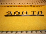 Mercedes S123 79-85 300TD Wagon Hatch Lid Metal Chrome Oem Emblem Only. Fixed Price $64.78.