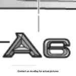 2014?AUDI?A6 Rear Deck?lid Emblem Chrome Used OEM?4F0853741. Fixed Price $159.00.