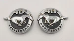 2004 Mustang 40 Th Emblems Sides Genuines Part Classic Car. Fixed Price $199.00.
