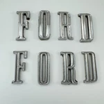 1967 1968 1969 Ford Galaxie Country Squire Trunk Tailgate Letters Emblem Set. Fixed Price $69.22.