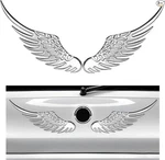 2PCS Angel Wings Car Stickers, 3D Alloy Metal Hawk Eagle Color: Silver. Fixed Price $10.99.